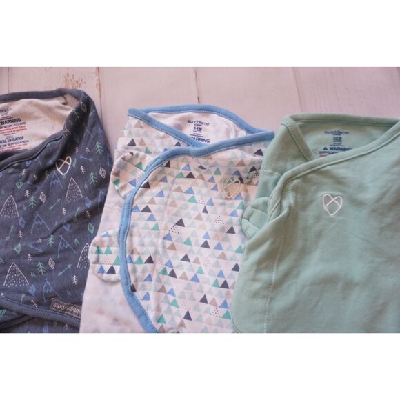 SwaddleMe By Ingenuity Unisex Multicolor Swaddles – Size 3-6M, 3pk - Picture 4 of 9